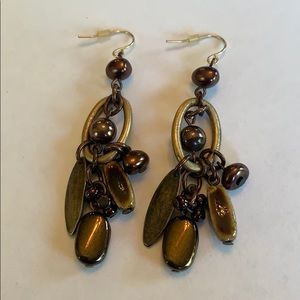 Beaded earrings dangly